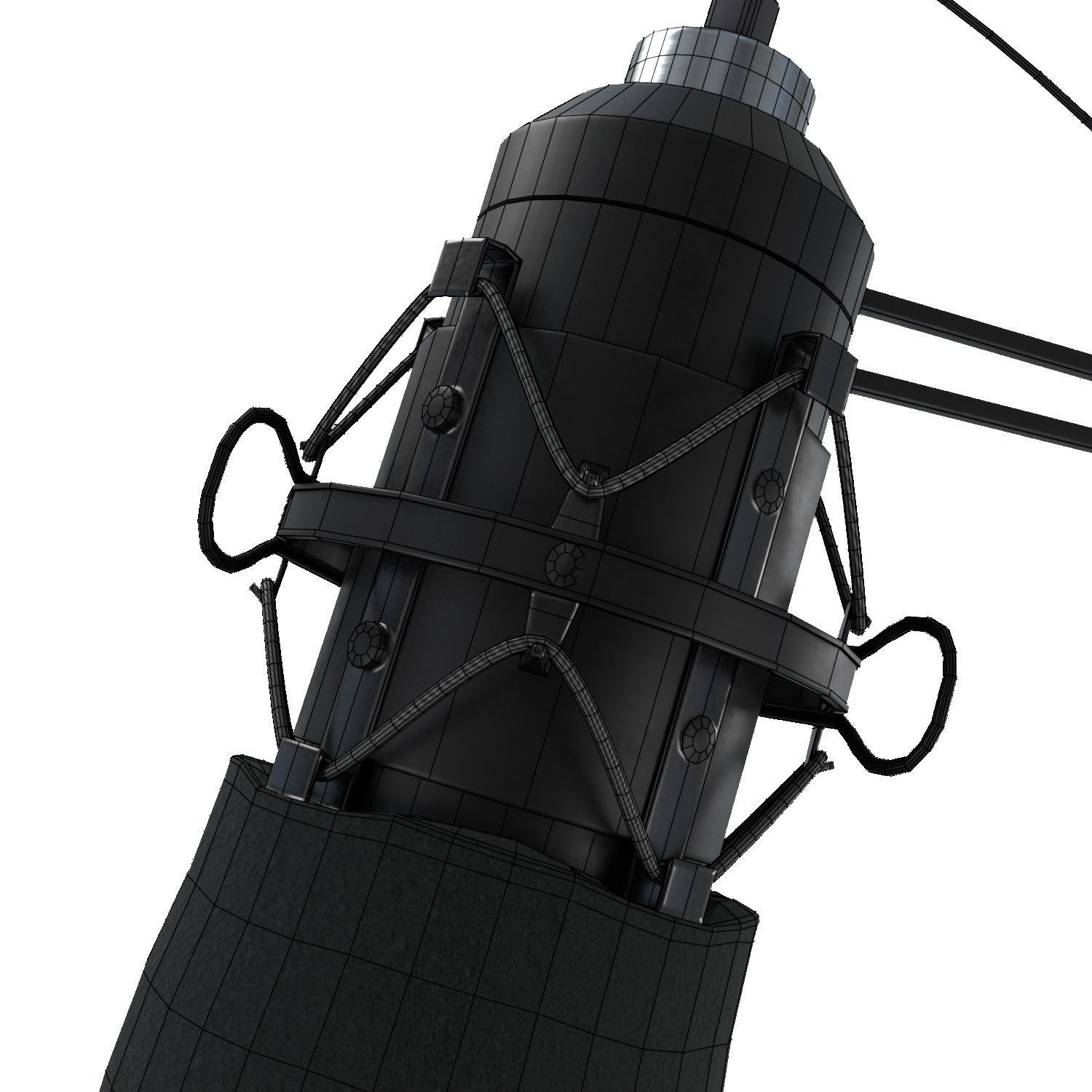 Maono AU-A04 microphone  Low-poly 3D model_7