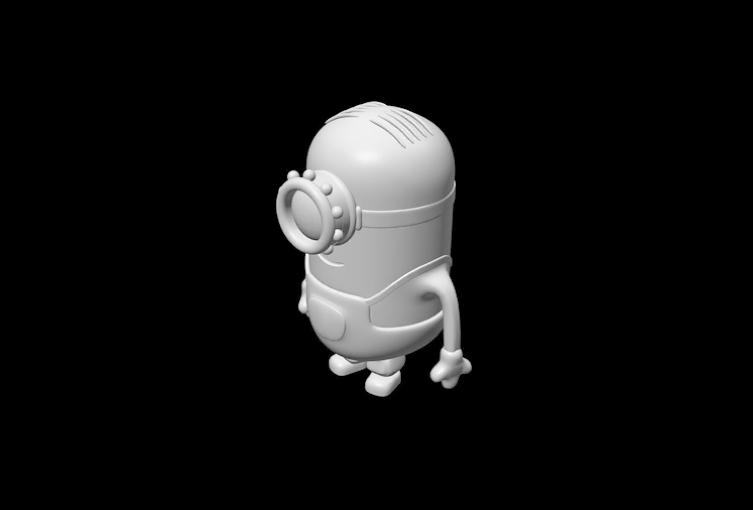 Minion  3D print model_8