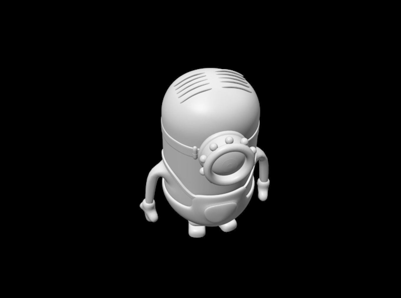 Minion  3D print model_12
