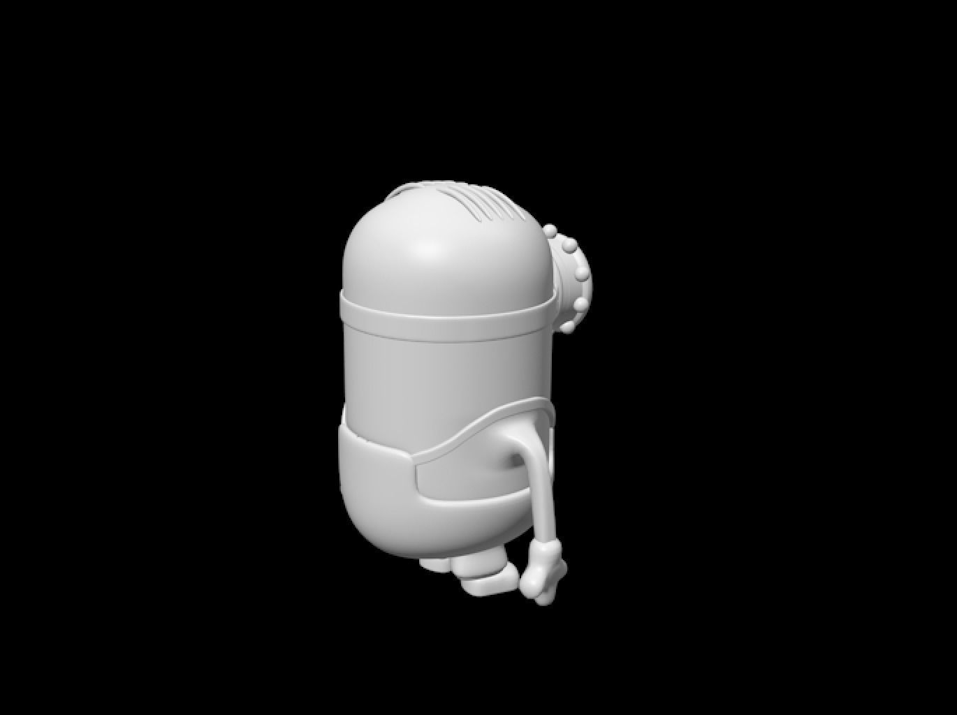 Minion  3D print model_10