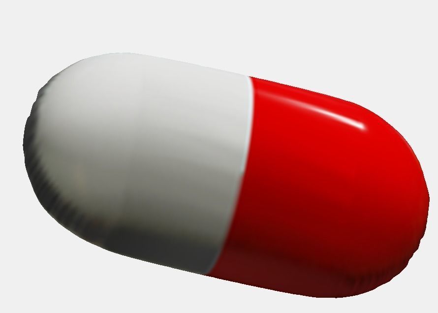 Pill Bottle - For Medical and Pharmacy Scenes Free low-poly 3D model_10