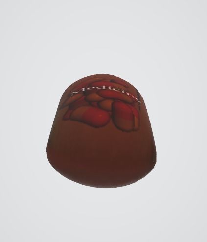 Pill Bottle - For Medical and Pharmacy Scenes Free low-poly 3D model_7