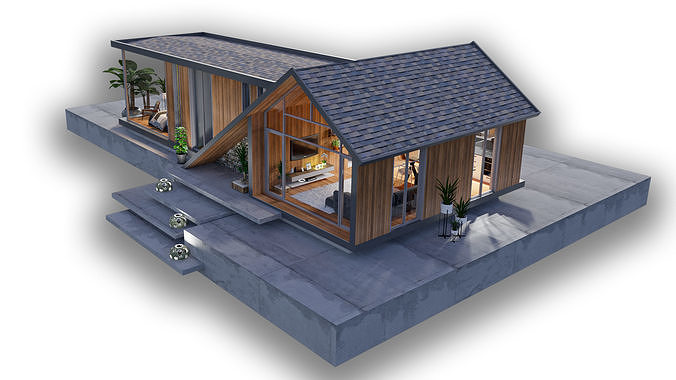 tiny house 3D model