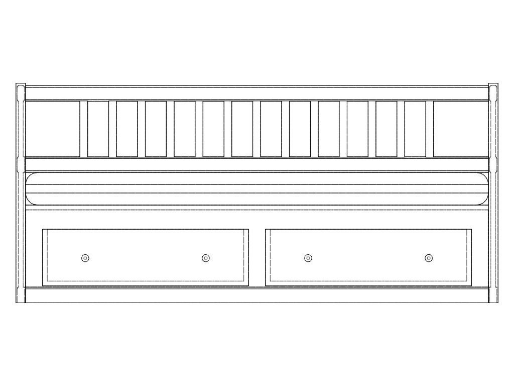 IKEA Hemnes Daybed 3d model 3D model_11