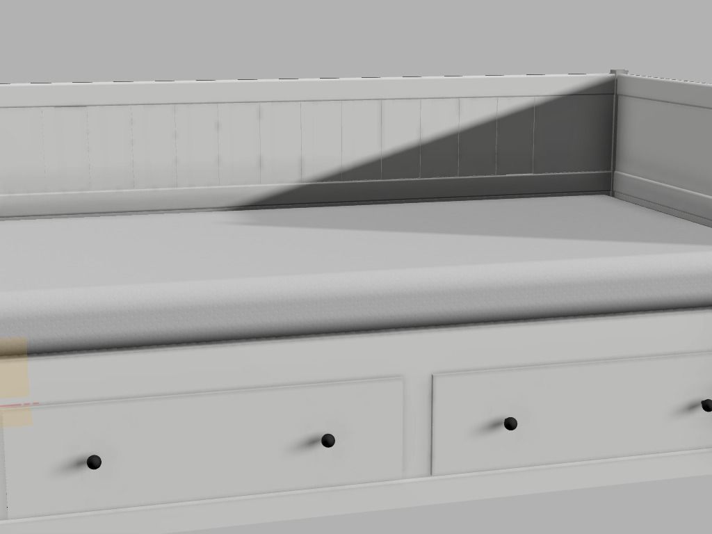 IKEA Hemnes Daybed 3d model 3D model_4