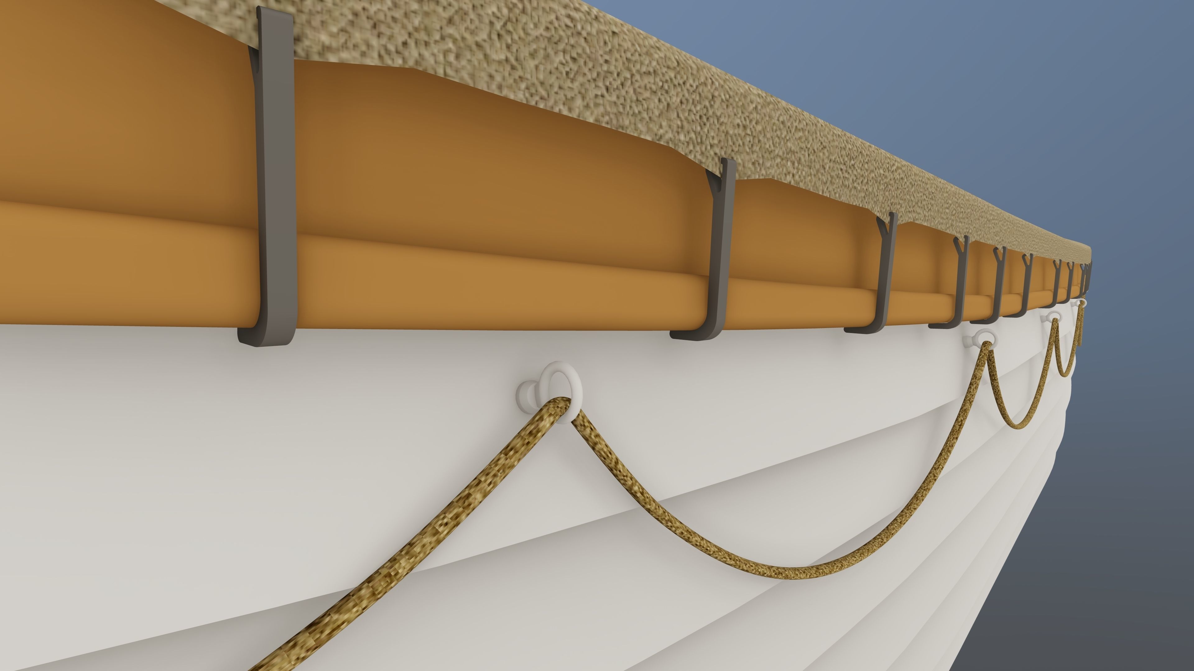 RMS Titanic Lifeboat 3D model_11