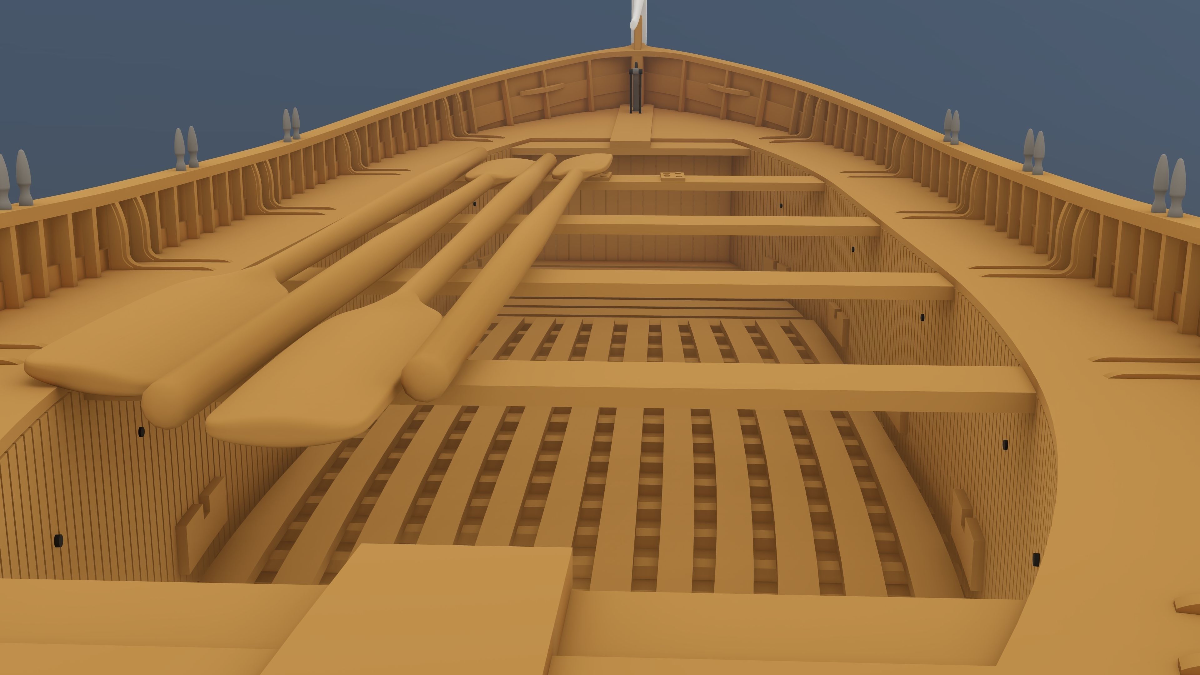 RMS Titanic Lifeboat 3D model_4