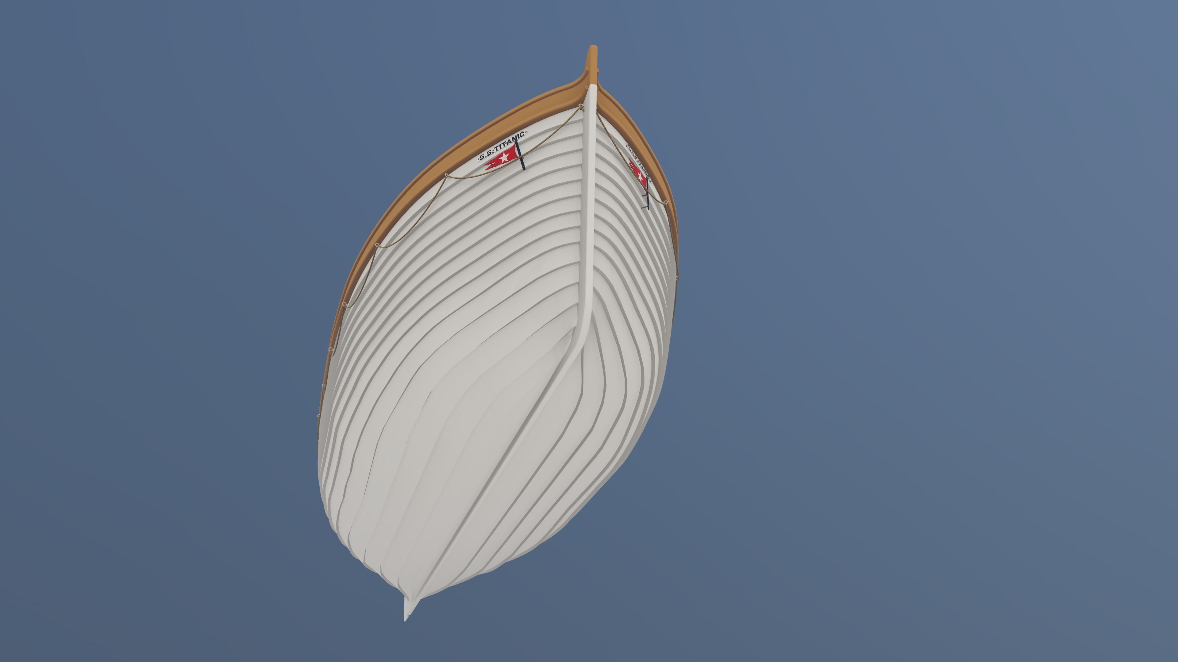 RMS Titanic Lifeboat 3D model_14
