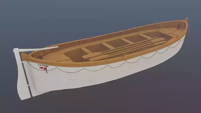 RMS Titanic Lifeboat 3D model