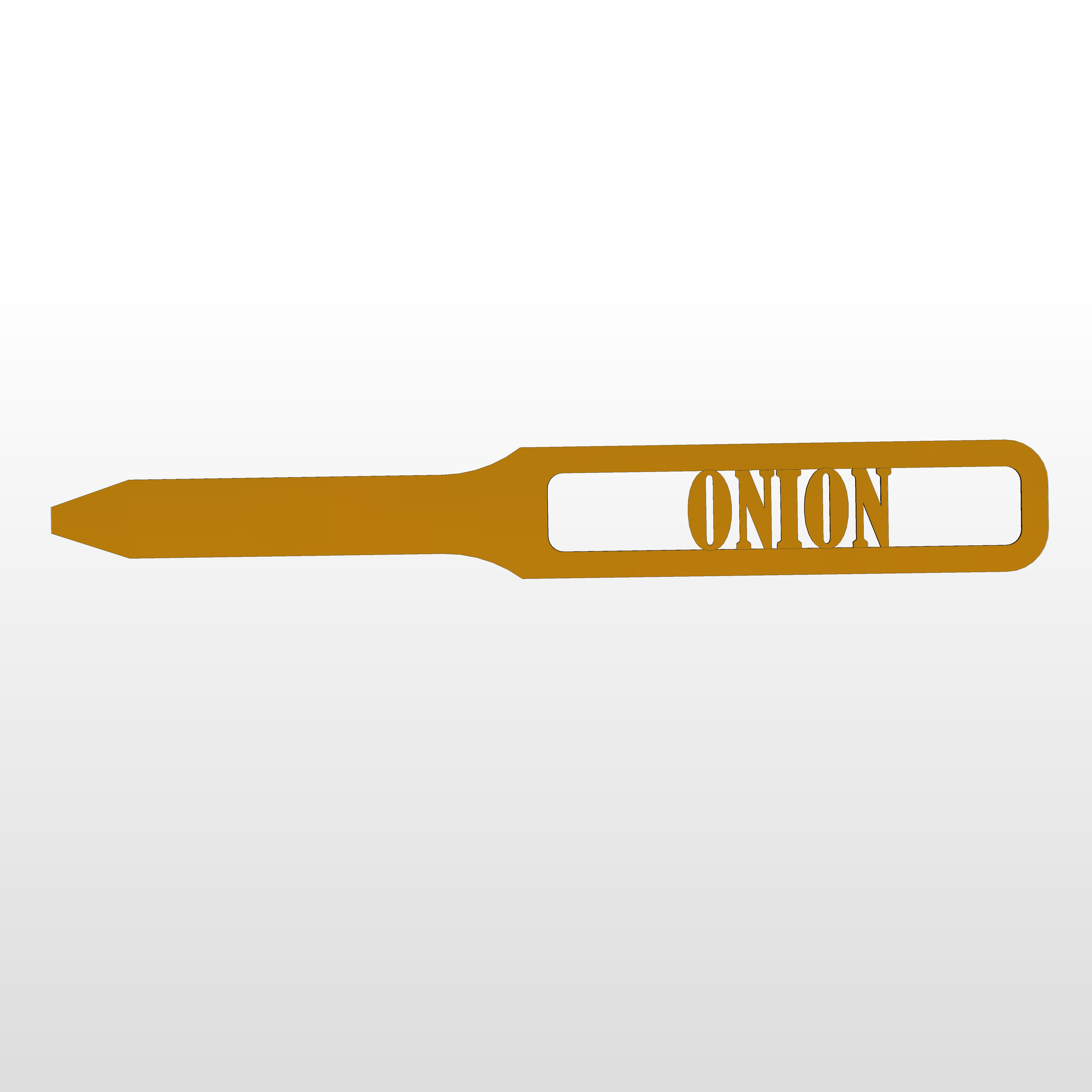 3D Garden Marker for Onions 3D print model_5