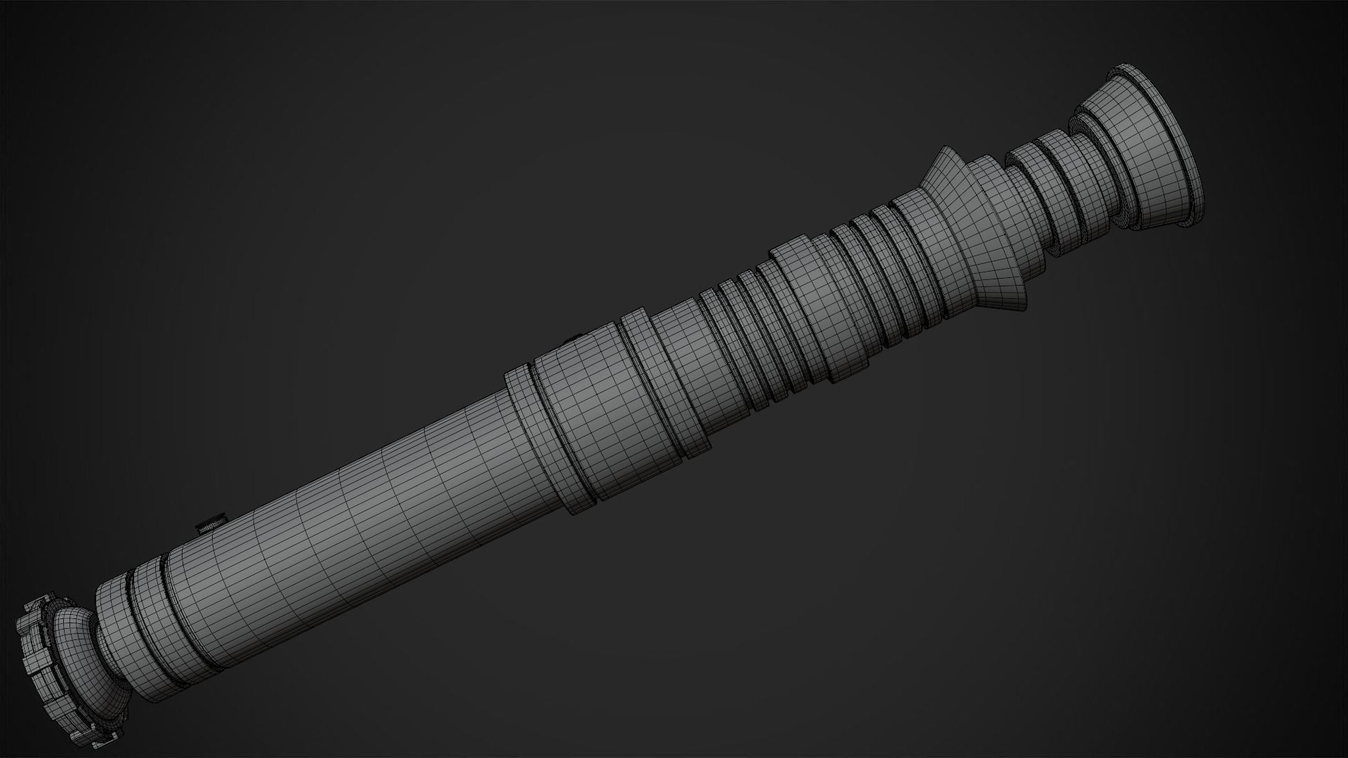 Star Wars Darth Revan Red Lightsaber for Cosplay 3D print model_16