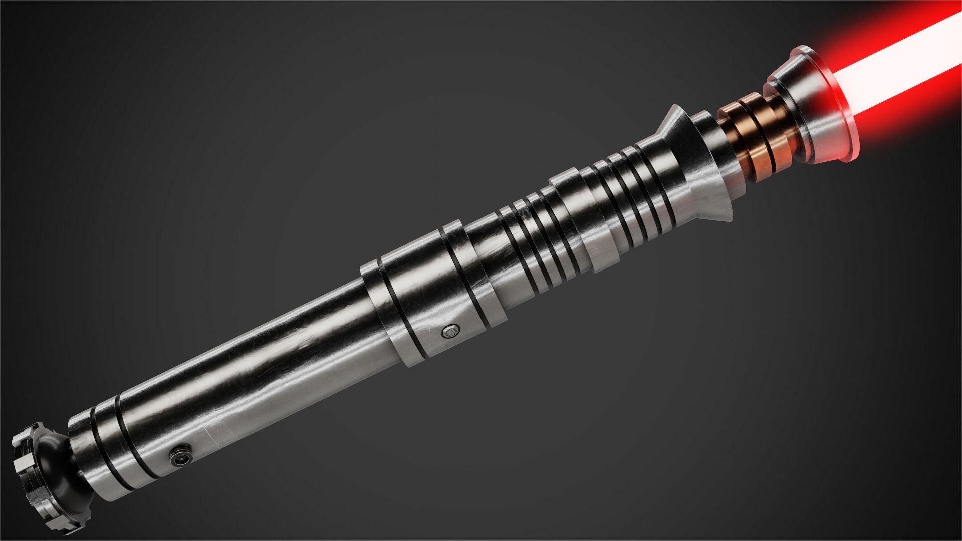 Star Wars Darth Revan Red Lightsaber for Cosplay 3D print model_6