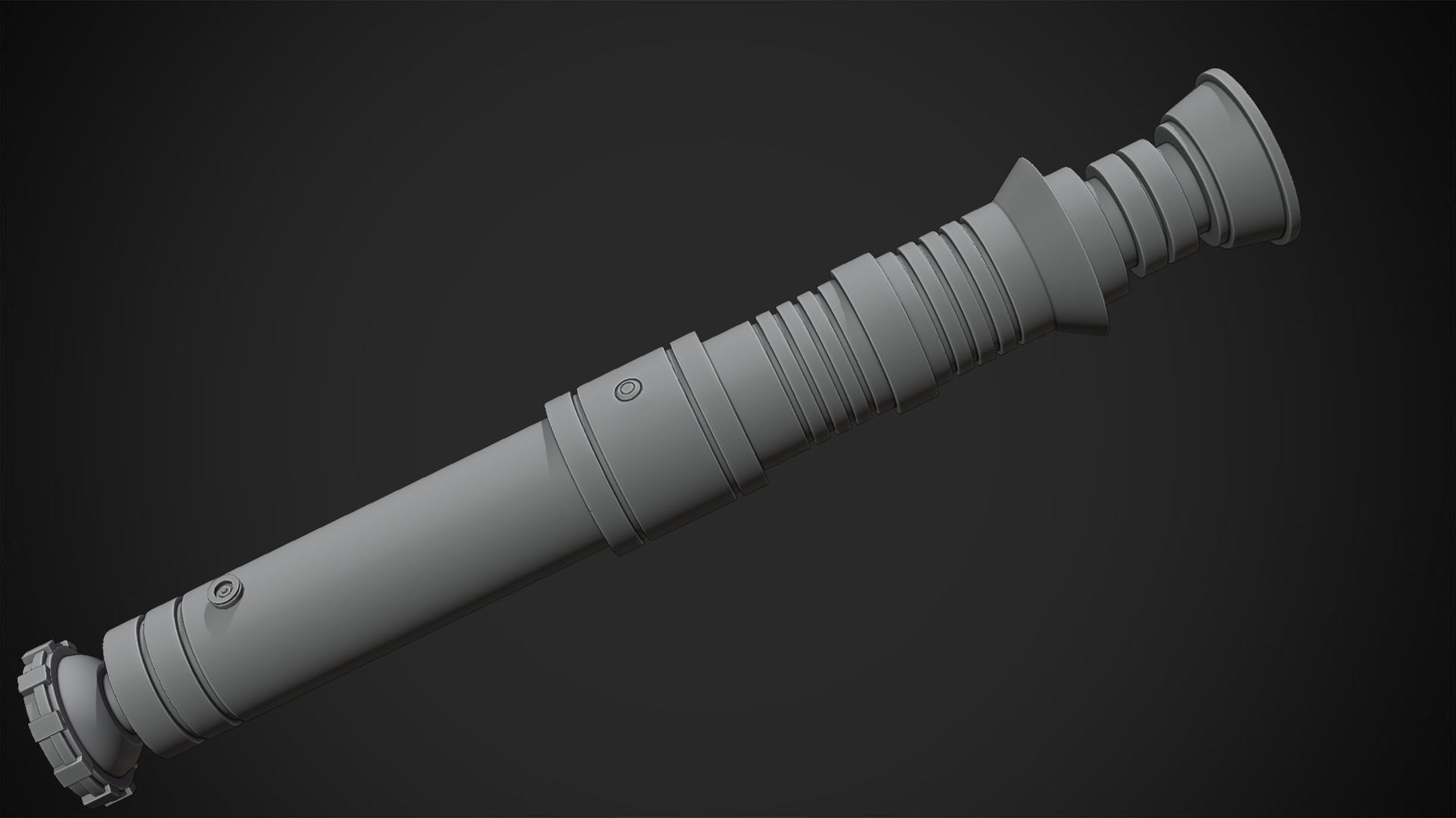 Star Wars Darth Revan Red Lightsaber for Cosplay 3D print model_13