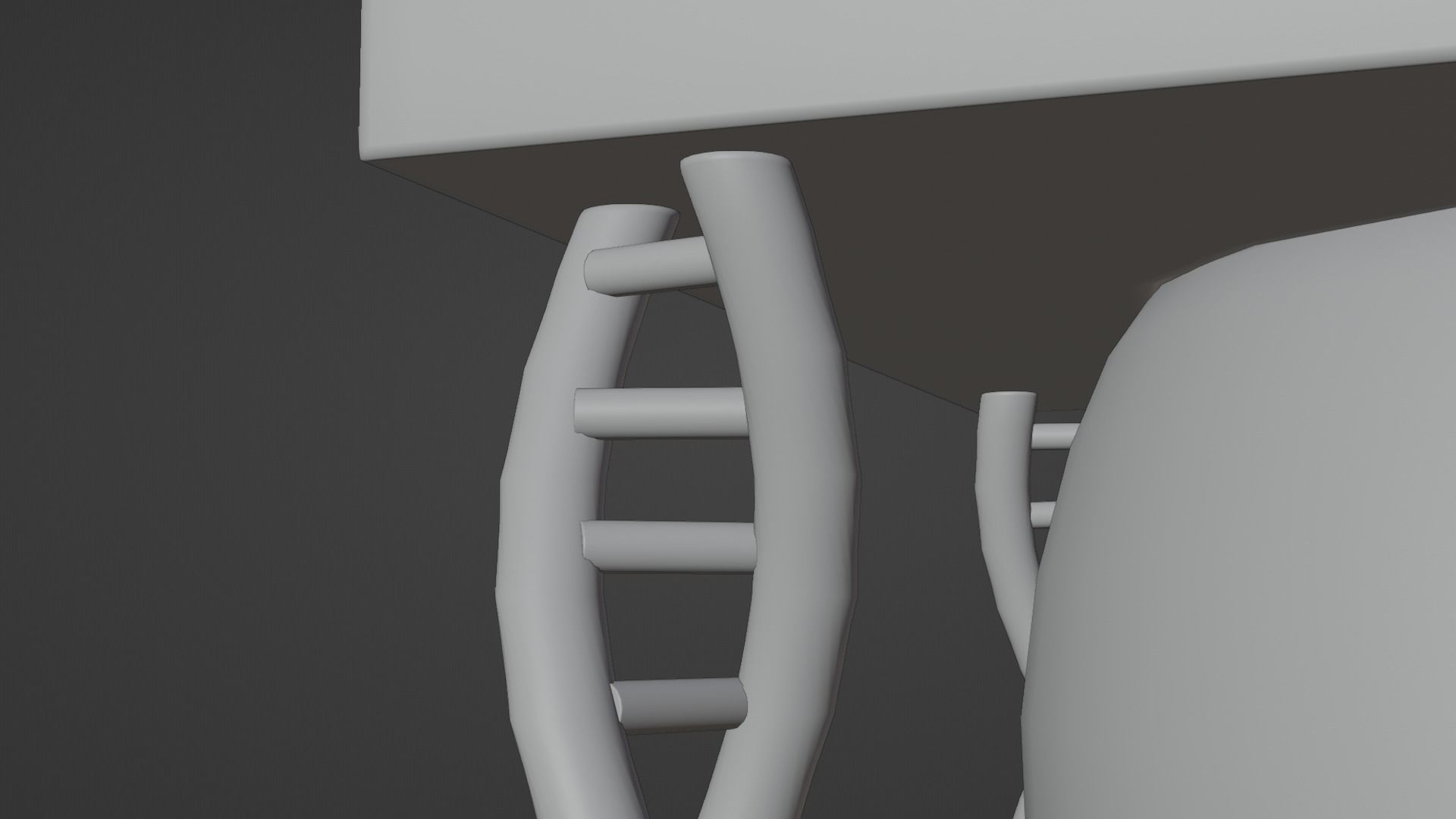 Hourglass - DNA Low-poly 3D model_20