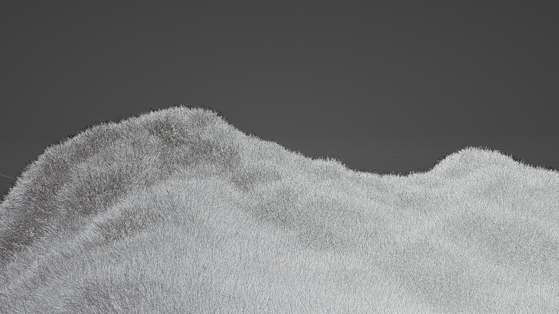 Realistic grass landscape 3D model_6