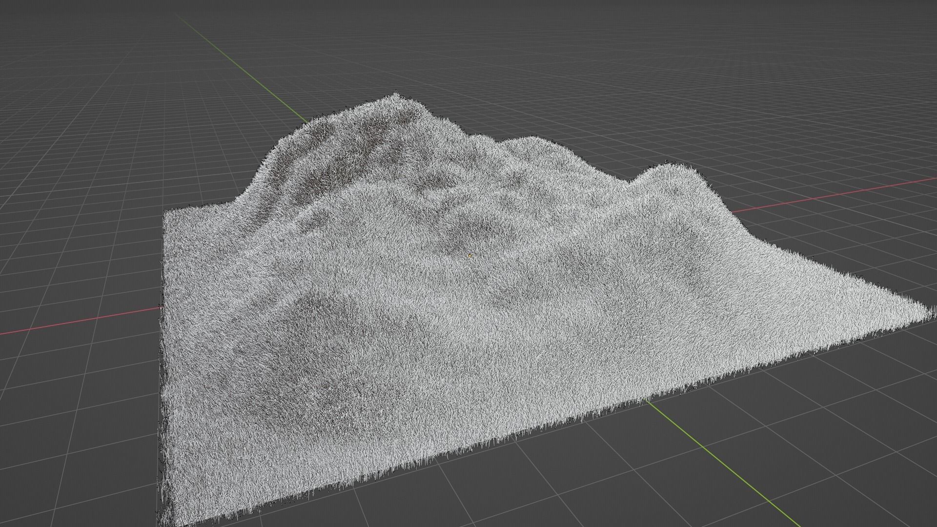 Realistic grass landscape 3D model_7