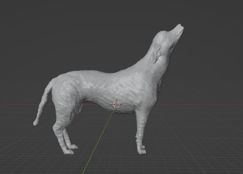 3D printable Dog 3D print model_2