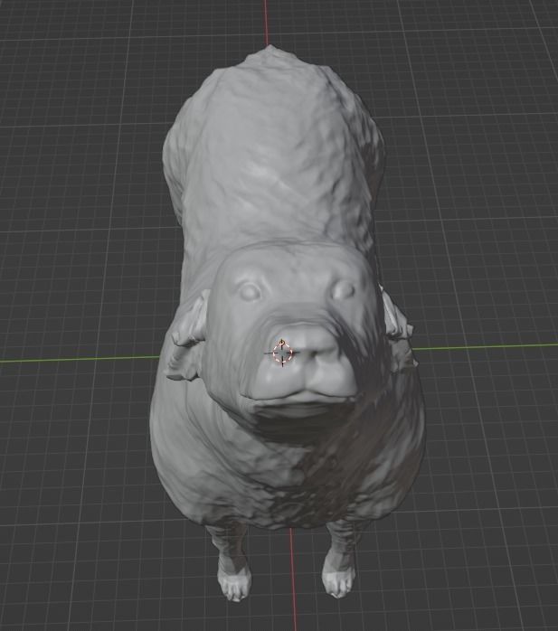 3D printable Dog 3D print model_3