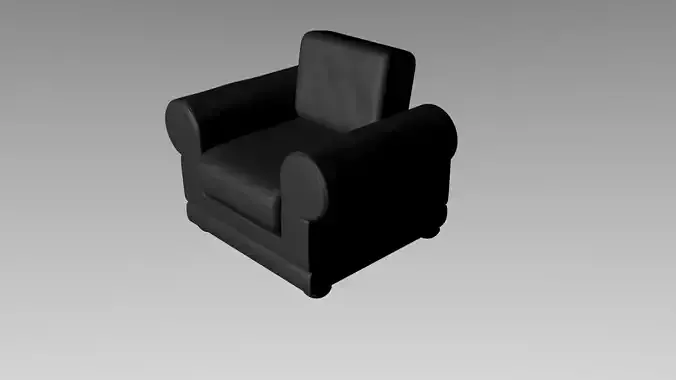 Leather armchair