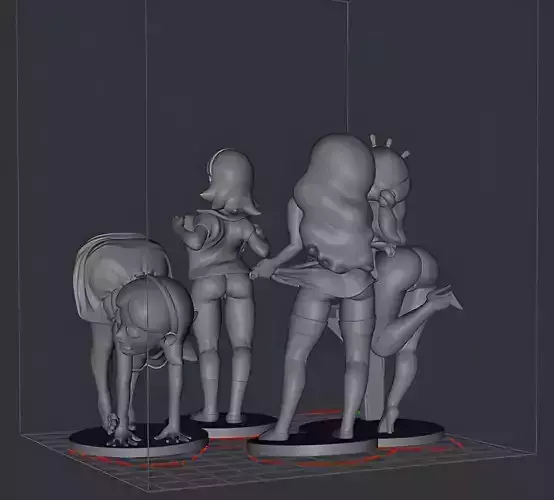 RICK AND MORTY BEAUTIFUL LADIES PACK 3D print model