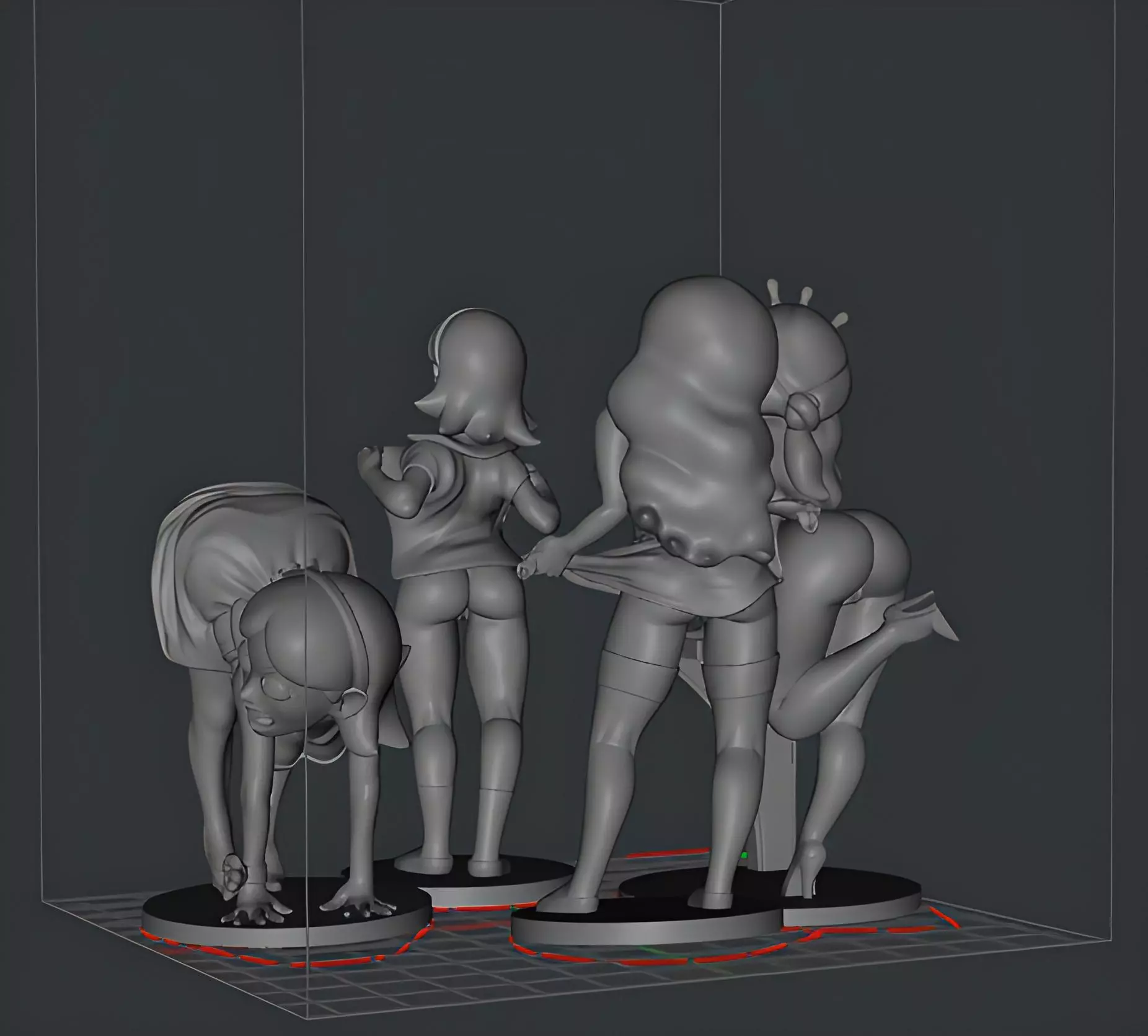 RICK AND MORTY BEAUTIFUL LADIES PACK 3D print model