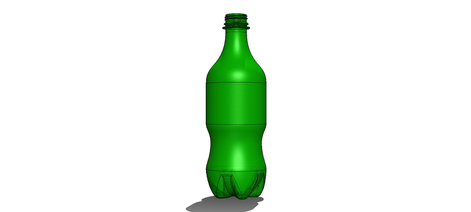 Garrafa PET Bottle 3D model_6
