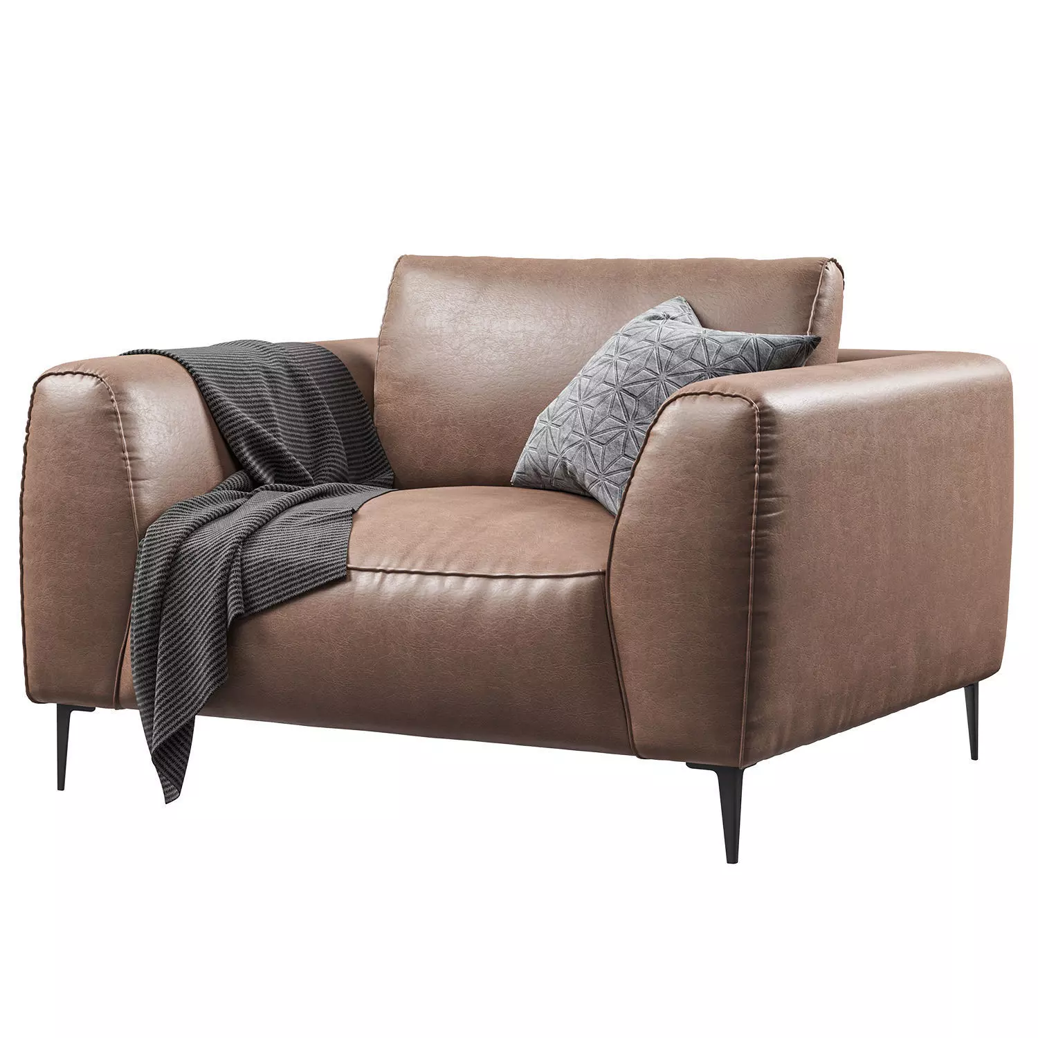Chateau Dax - Dudy armchair Leather 3D model