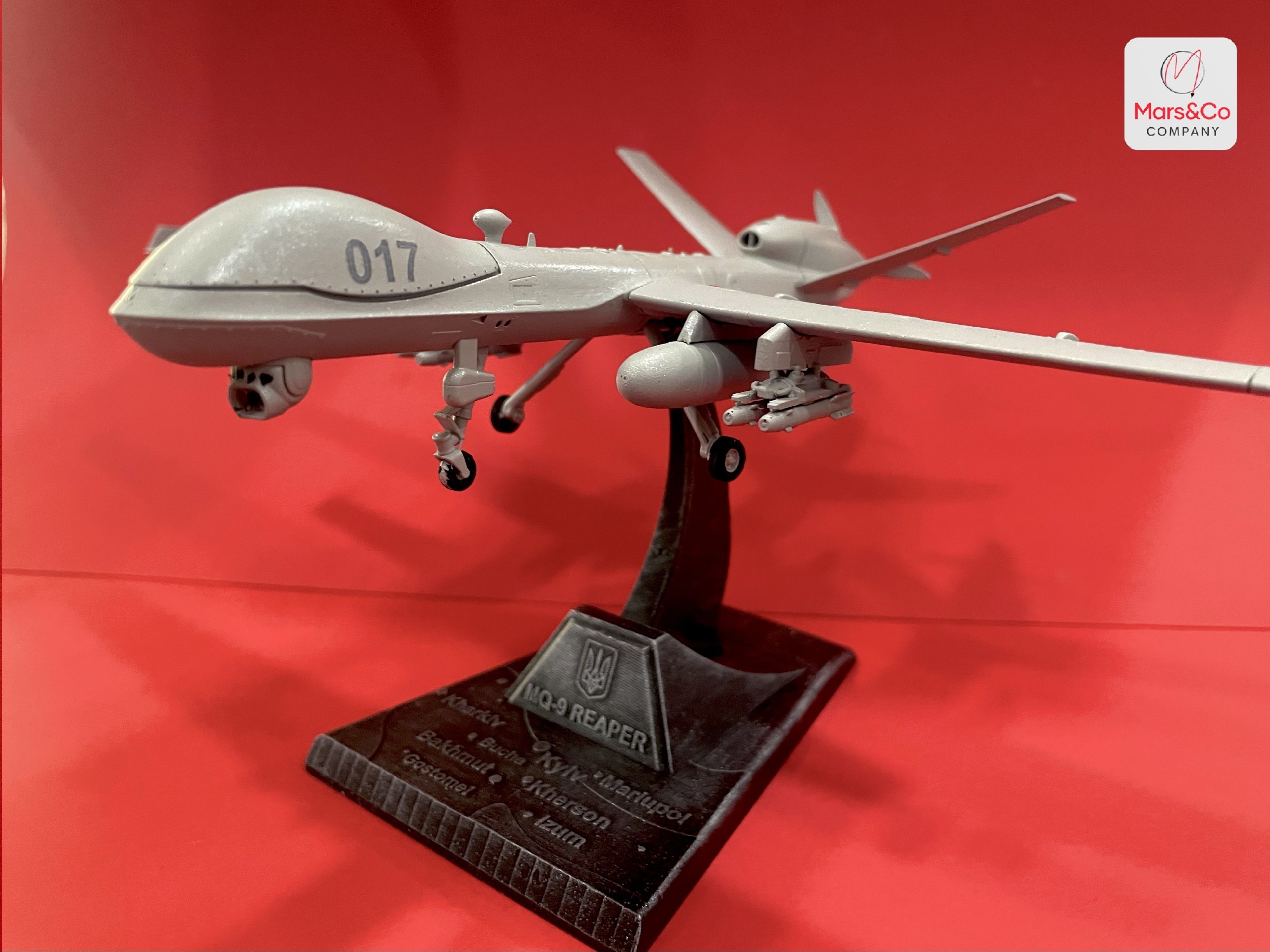MQ-9 Reaper Block5 Ukrainian Edition HIGH QUALITY 3D PRINT MODEL 3D print model_20