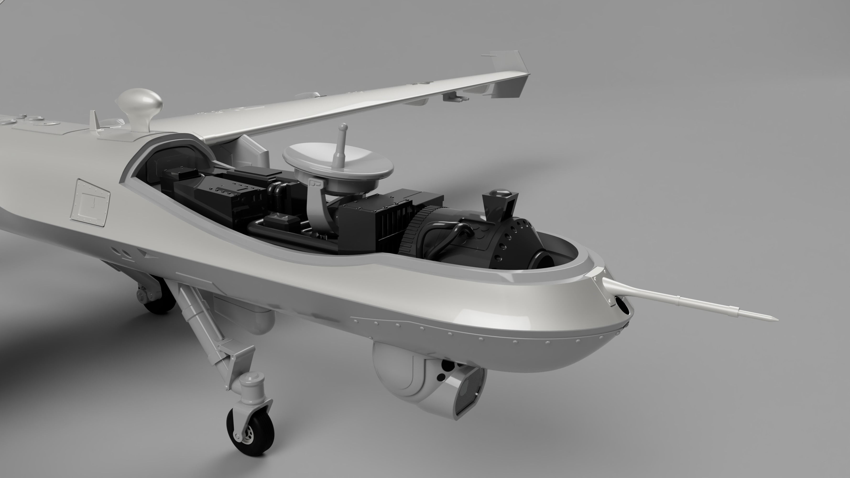 MQ-9 Reaper Block5 Ukrainian Edition HIGH QUALITY 3D PRINT MODEL 3D print model_19