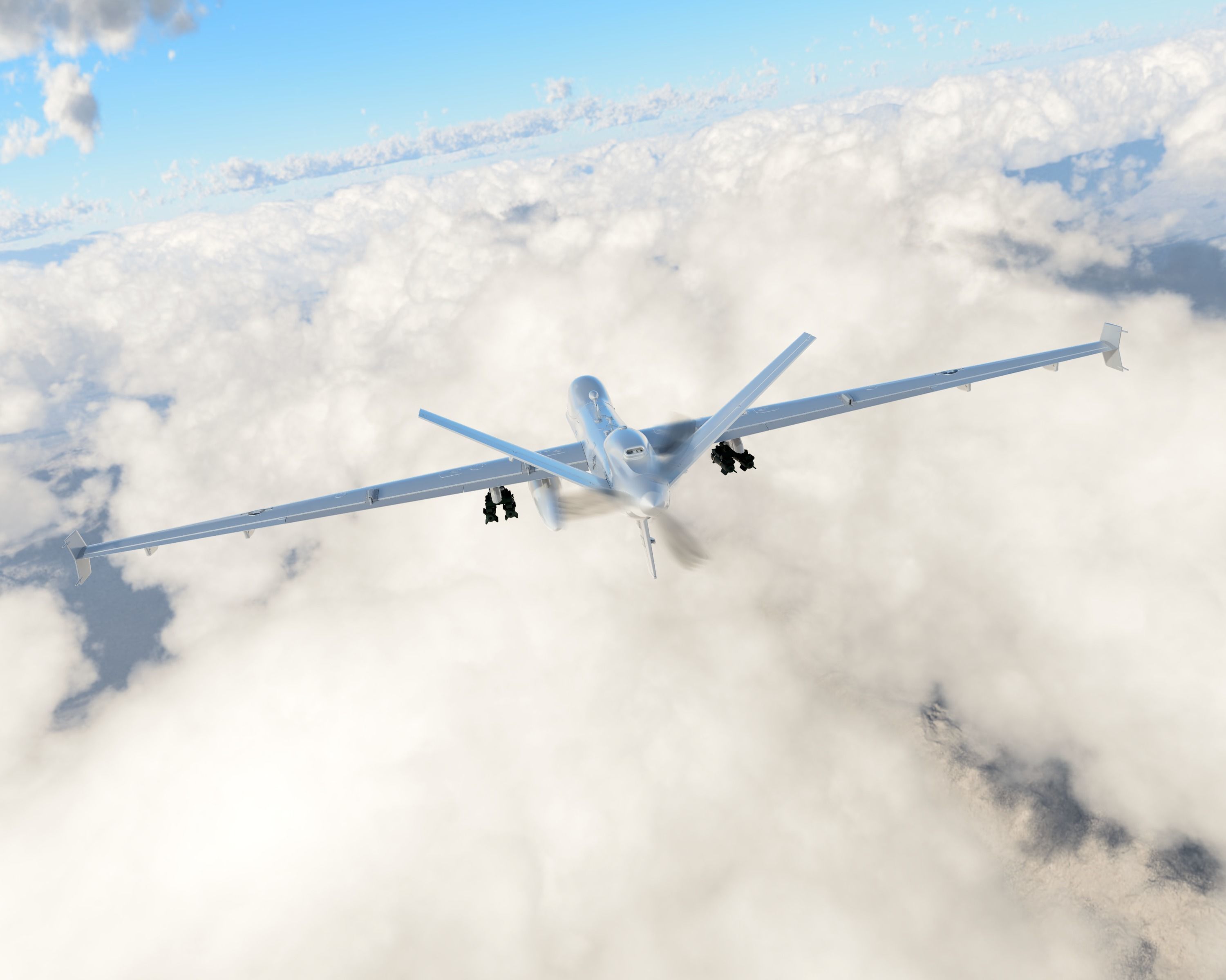 MQ-9 Reaper Block5 Ukrainian Edition HIGH QUALITY 3D PRINT MODEL 3D print model_11