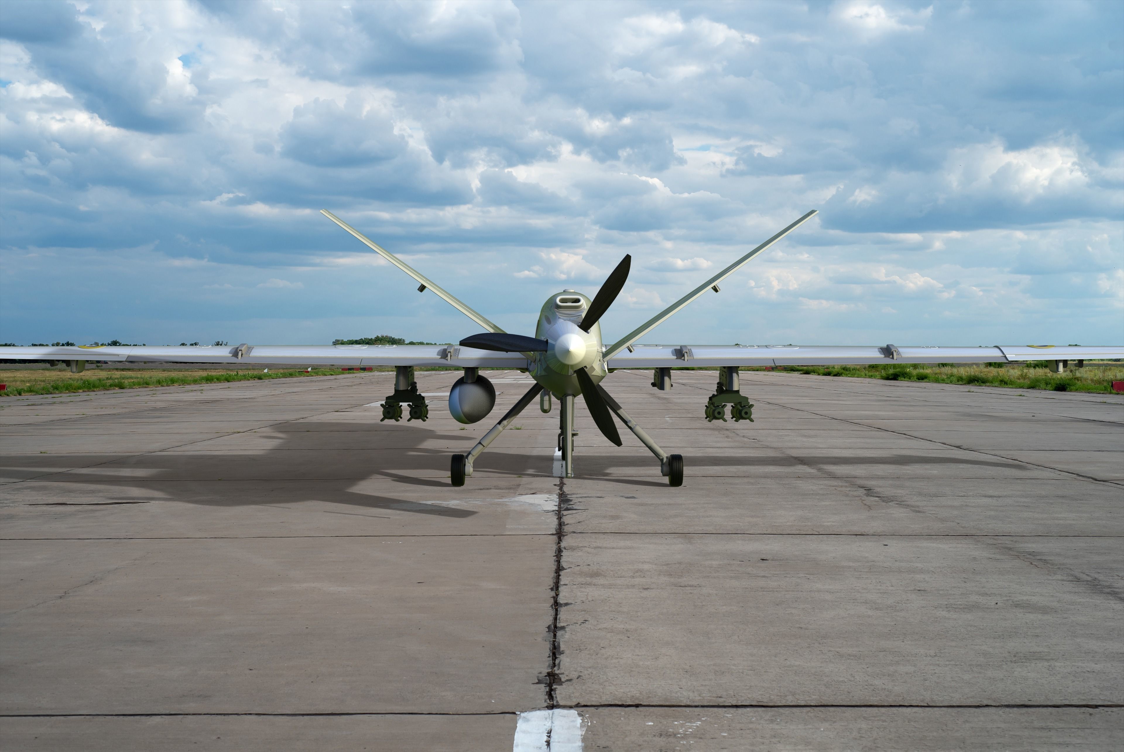 MQ-9 Reaper Block5 Ukrainian Edition HIGH QUALITY 3D PRINT MODEL 3D print model_10