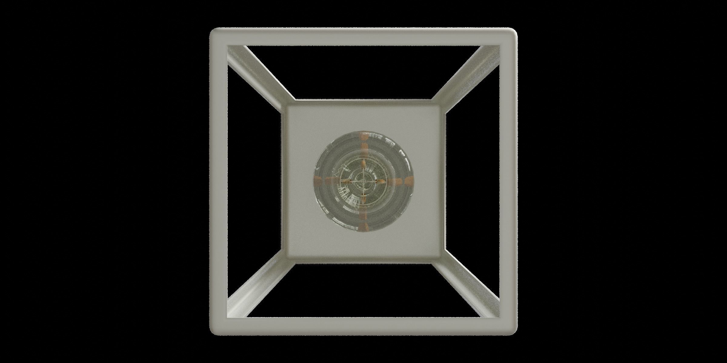 Adjustable Drop Metal Led Pendant Low-poly 3D model_9