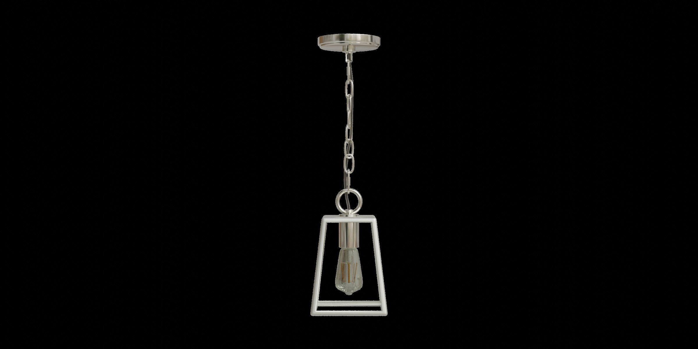 Adjustable Drop Metal Led Pendant Low-poly 3D model_3