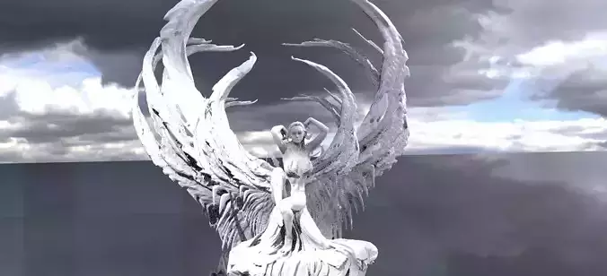 Ancient goddess statue