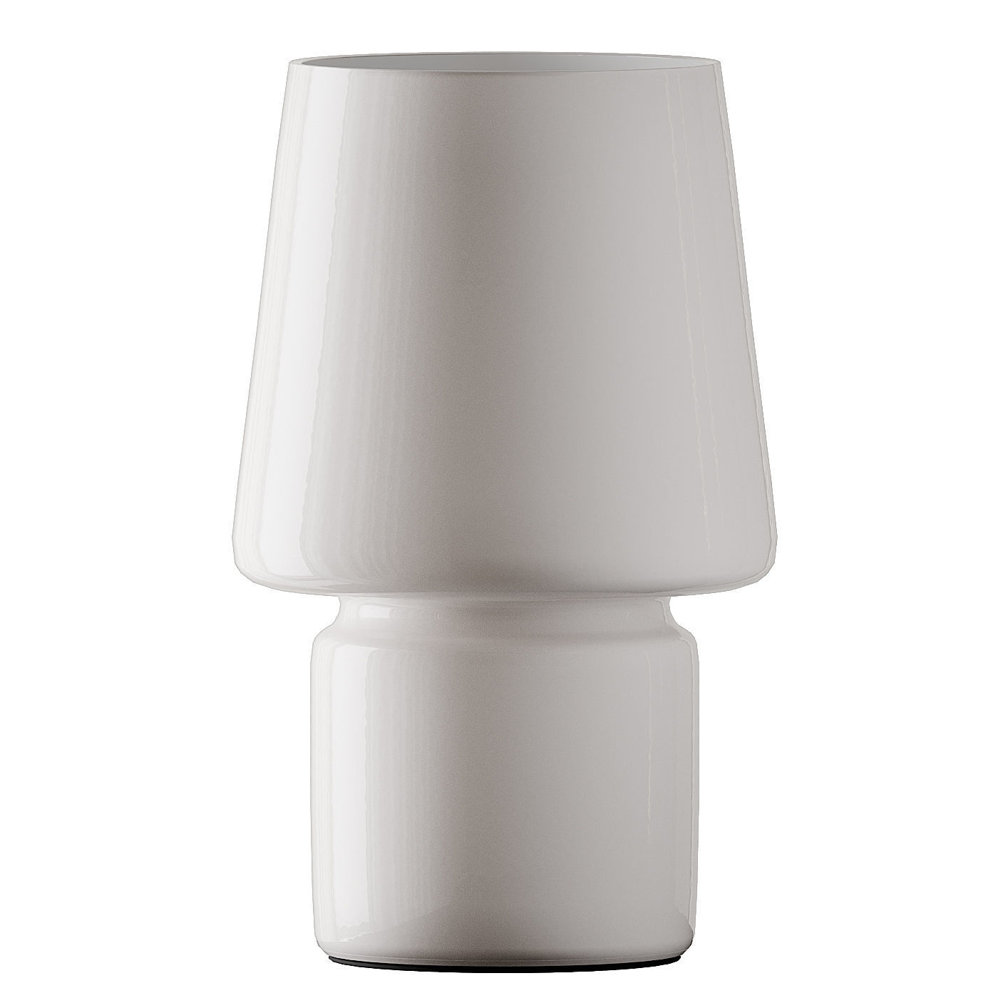 Little Glass Table Lamps Pink  Aqua and White 3D model_6