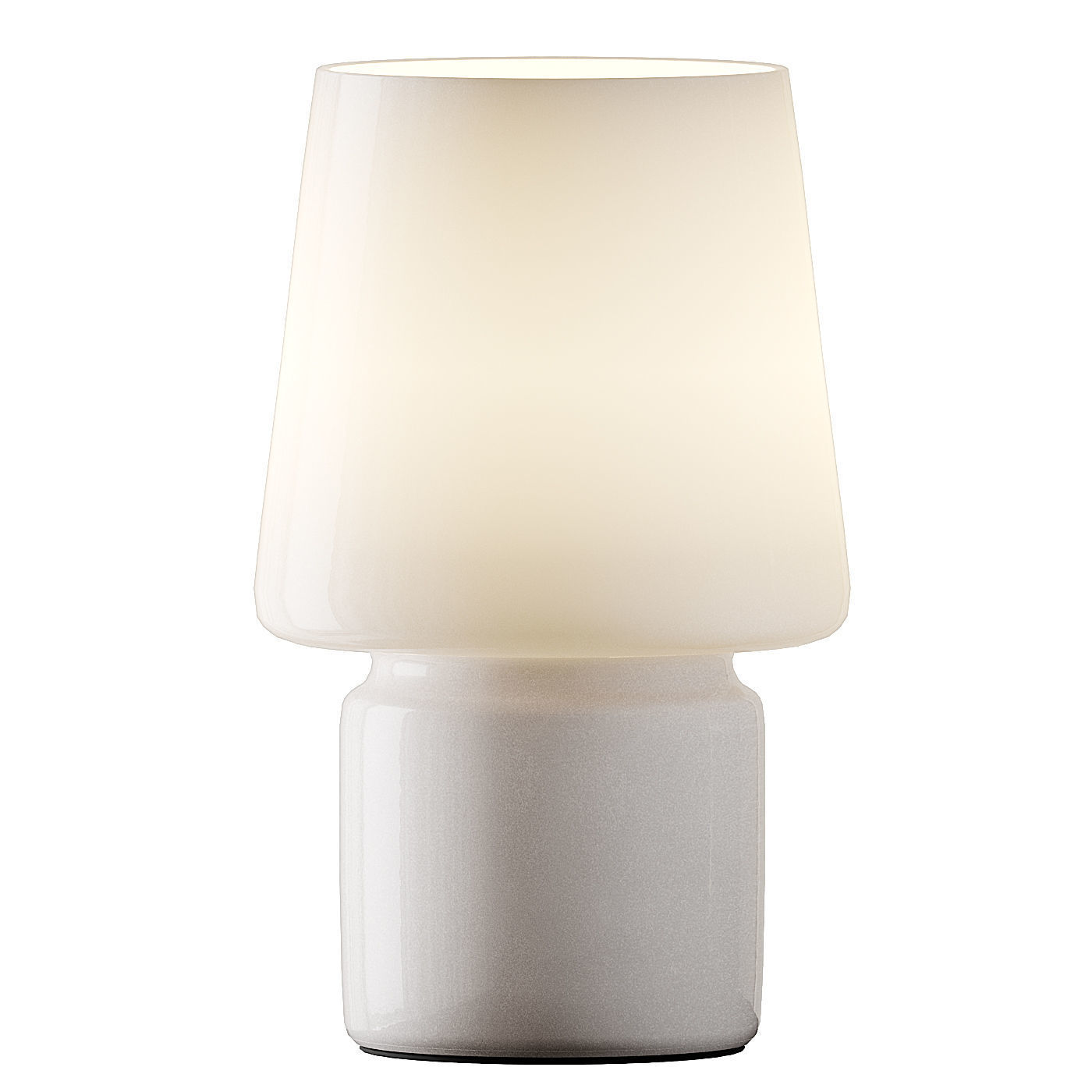 Little Glass Table Lamps Pink  Aqua and White 3D model_5