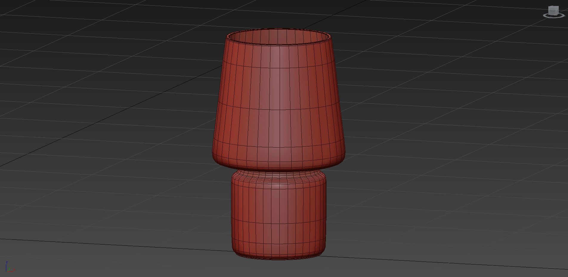 Little Glass Table Lamps Pink  Aqua and White 3D model_10