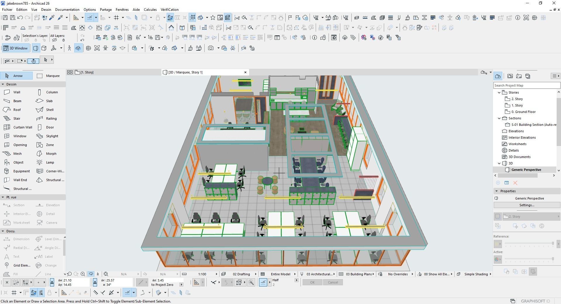 The office 3D model_7