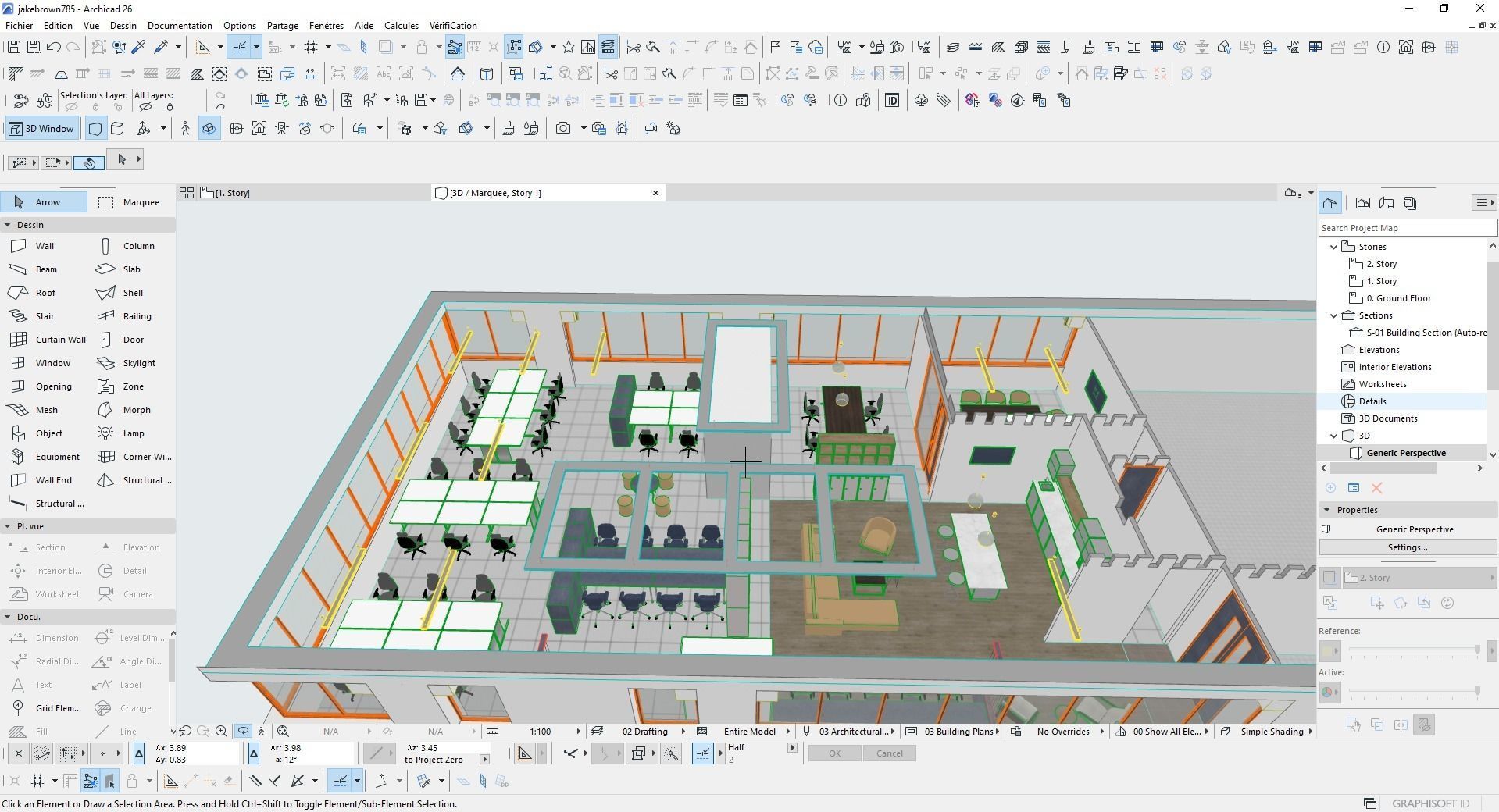 The office 3D model_6