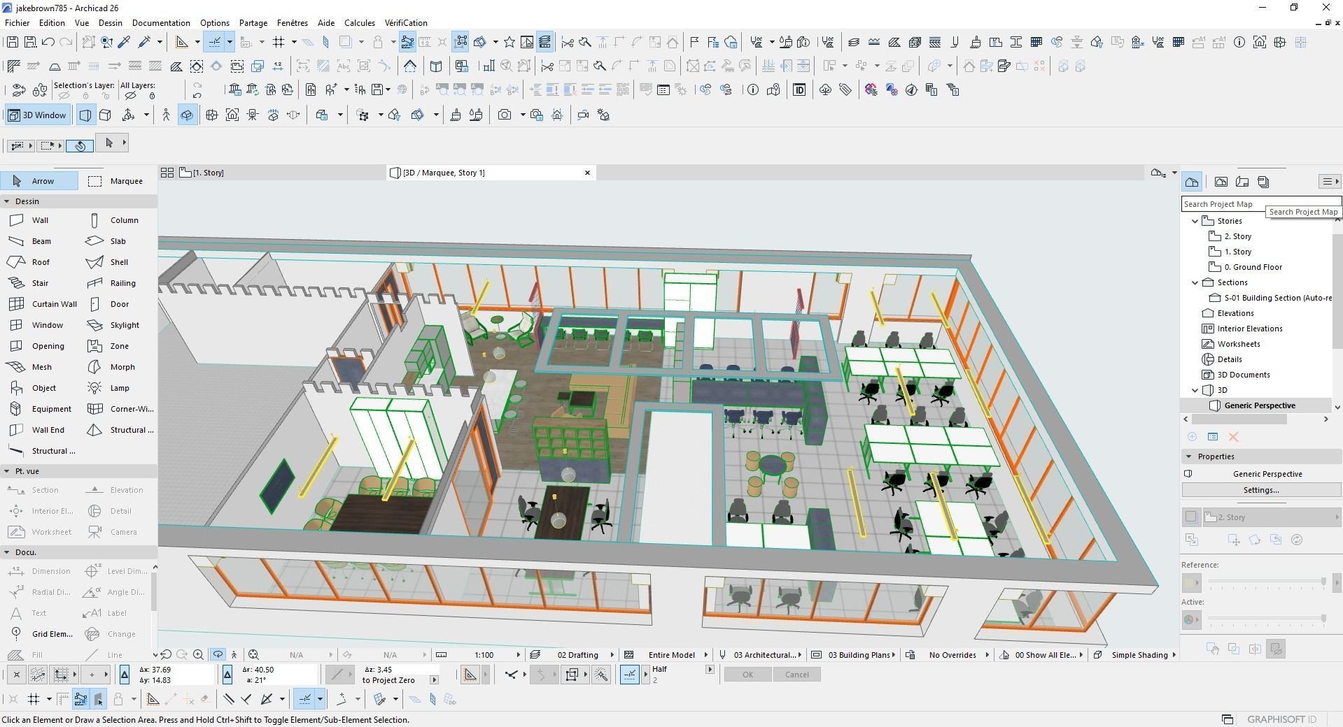 The office 3D model_5