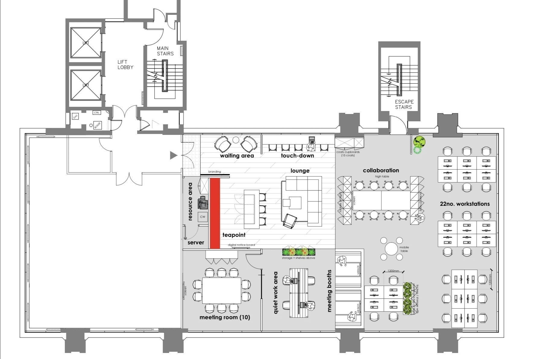 The office 3D model_9