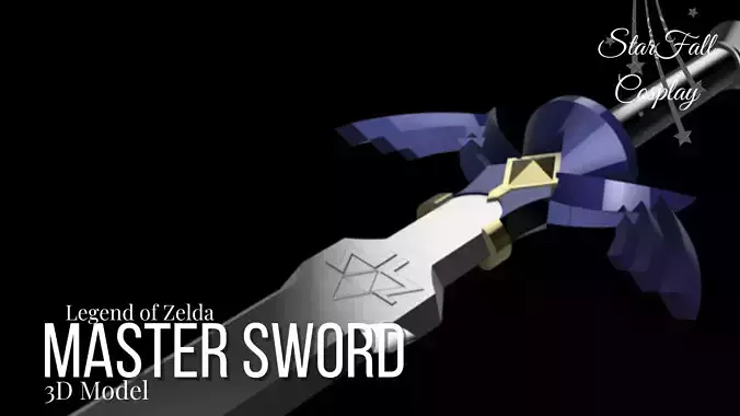 Master Sword - Legend of Zelda 3D print model Master Sword - Legend of Zelda 3D print model