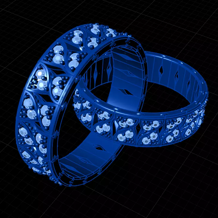 Woman Ring Free 3D print model
