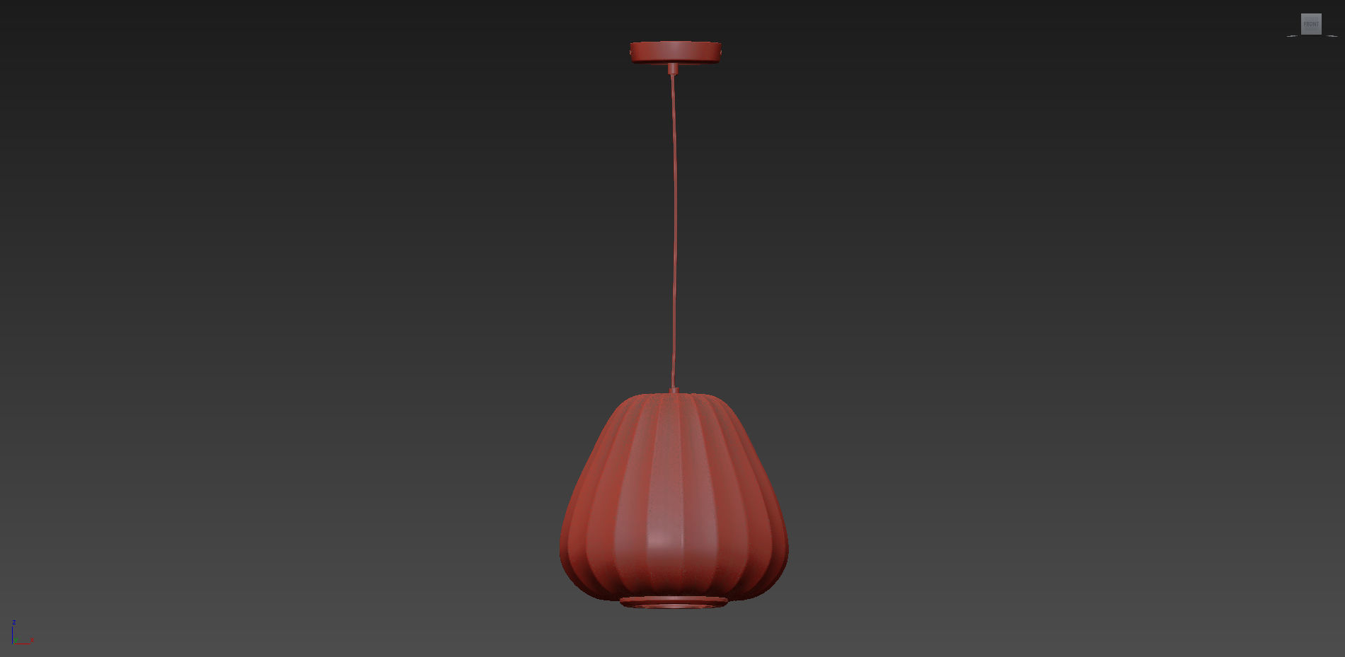 1 - Light Single Bell Pendant from Legion Furniture 3D model_2