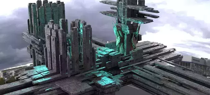 Dragon Sci fi Cult City Halls City Blocks 2