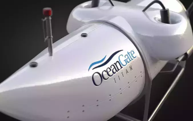 Titan Ocean Gate 3D Model Free 3D model