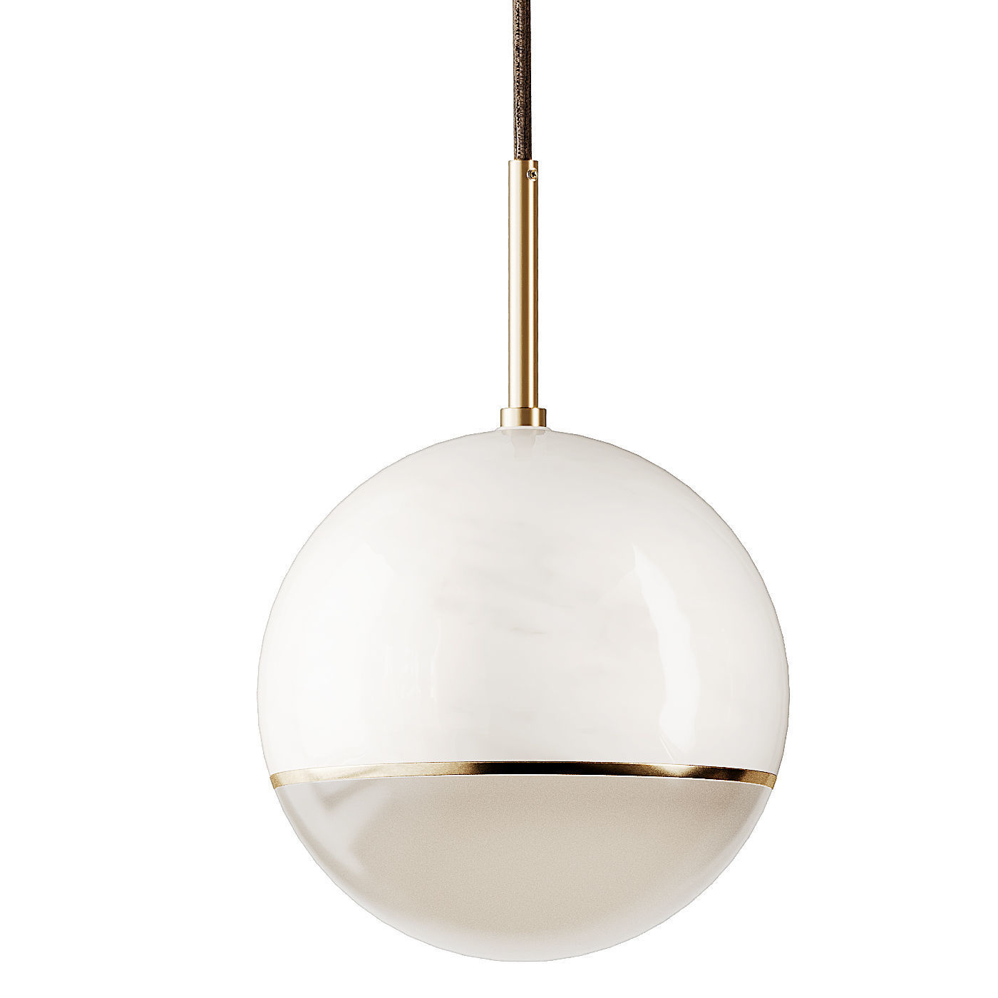 Globe Marble Lighting 3D model_3