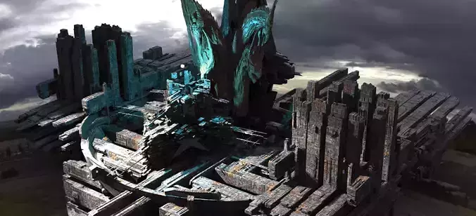 Dragon Sci fi City Plaza 