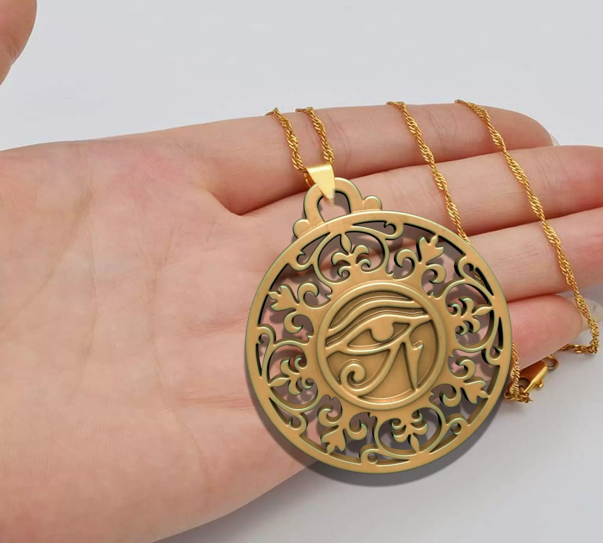 EYE HORUS PENDANT ancient Egypt 3D print model
