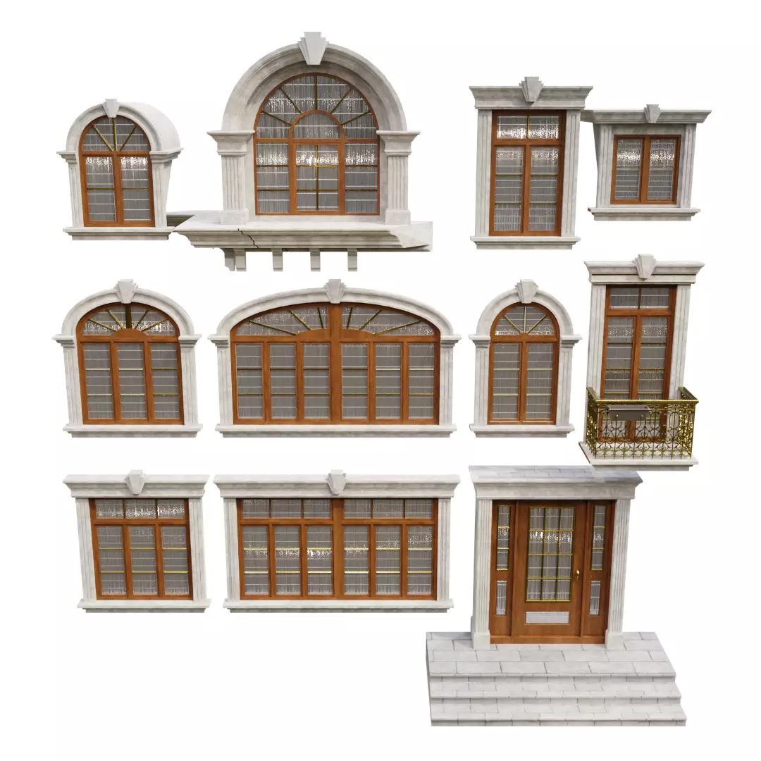 Windows Collection 3D model_0